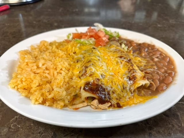 Enchilada Platter.