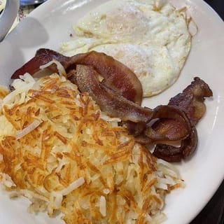 2 Eggs Breakfast with Bacon