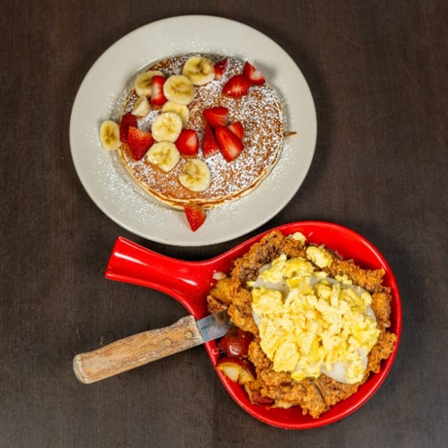 Chicken Fried Steak Skillet.