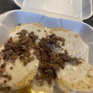 Biscuit with Sausage & Gravy