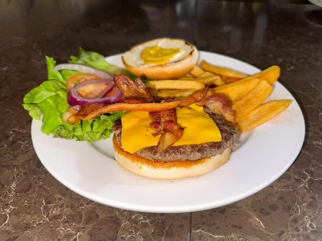 Bacon Cheeseburger.