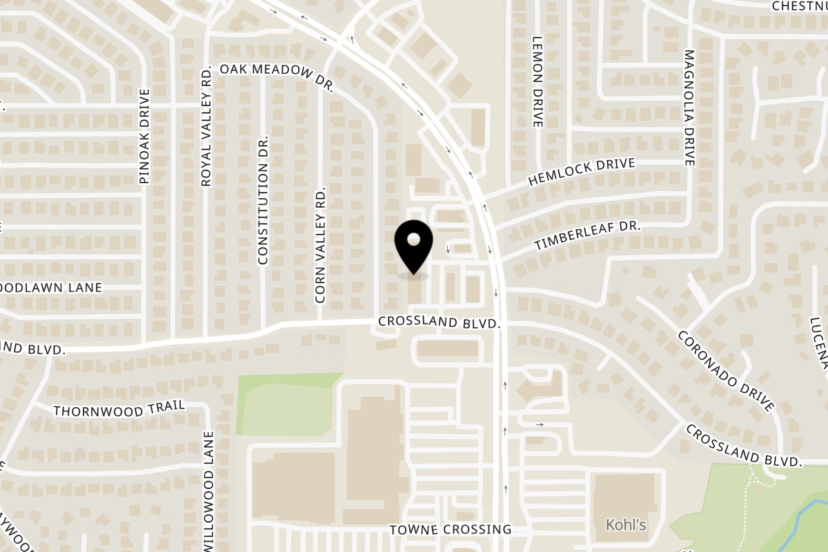 Map showing the location of Good Day Cafe Grand Prairie on 3758 S Carrier Pkwy in Grand Prairie